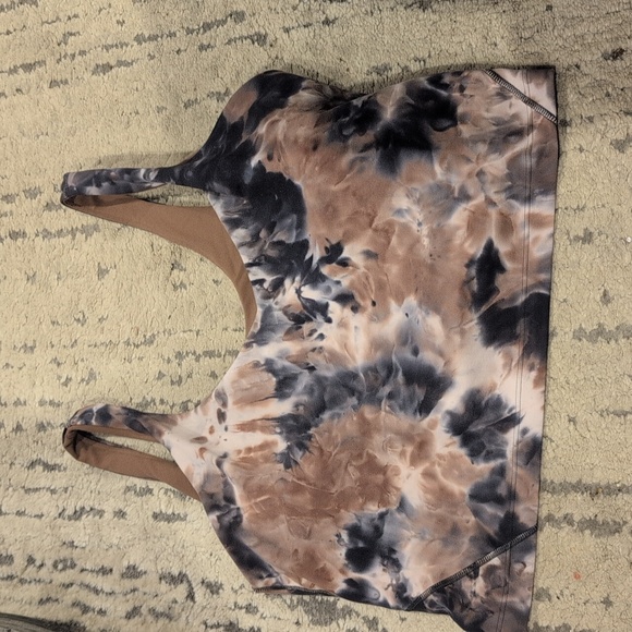 Lululemon Align Tank Top Diamond Dye Seashell Smoky Topaz Graphite Grey - Picture 10 of 10